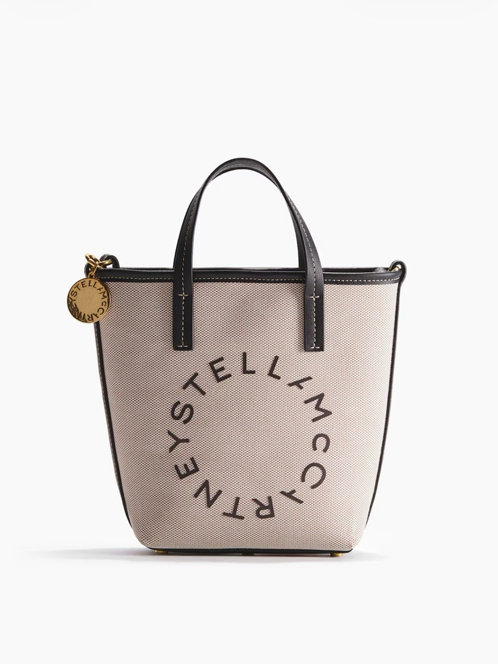 Stella McCartney Beige and Brown Small Canvas bag